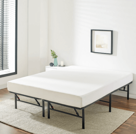 Mainstays 14″ High Profile Foldable Steel Platform Bed Frame $73.00 at Walmart