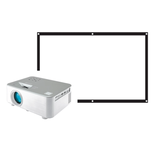 RCA Projector + 100″ Screen Only $38