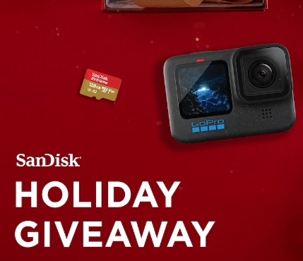 Two Exciting Prizes in the SanDisk Holiday Giveaway 2023