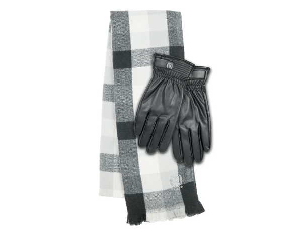 Chaps Men’s Scarf and Tech Touch Glove Set $14.98