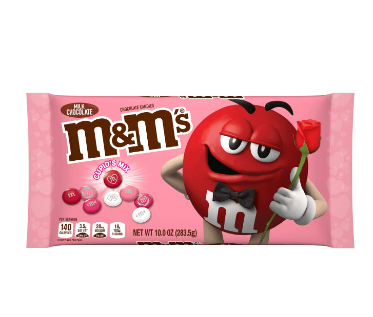 M&M’s Valentines Day Milk Chocolate Candy $3.96 at Walmart