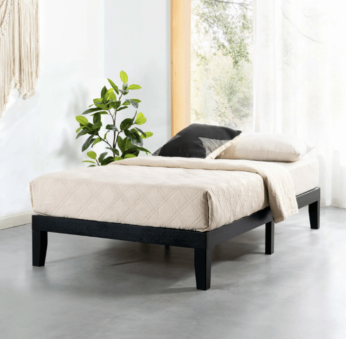 Mellow Naturalista Classic 12″ Solid Wood Platform Bed $89.38 at Walmart
