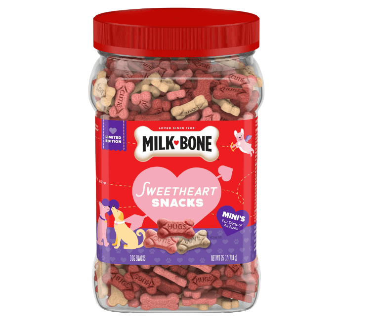 Milk-Bone Sweetheart Snacks Mini’s Dog Treats for just $6.98