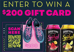 Win 1 of 10 $200 Gift Cards