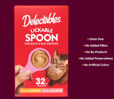 Hartz: Apply to Try Delectables Lickable Spoon Cat Treats