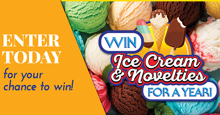 Win Ice Cream for a Year