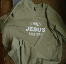 Free 'Only Jesus Matters' T-shirt