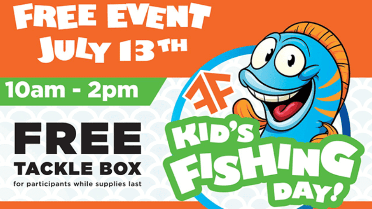 Free Kids Fishing Day Event at Fleet Farm on July 13th
