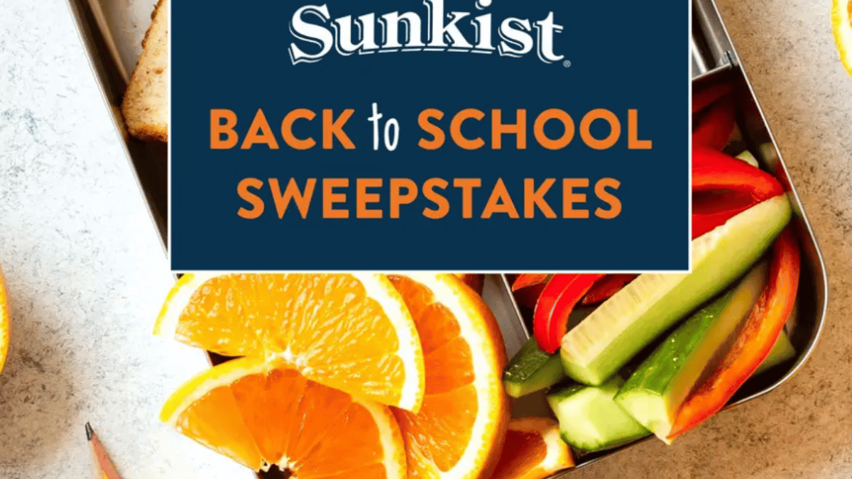 Sunkist Offers School Essentials in New Sweepstakes