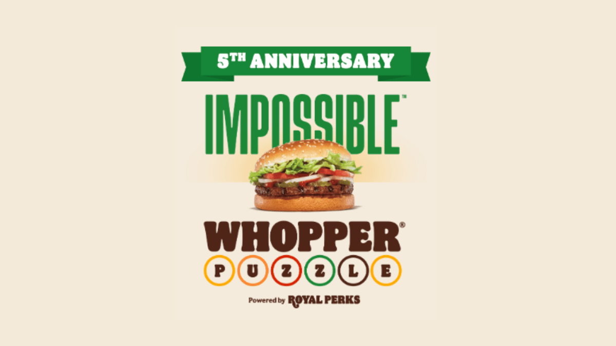 Earn Free Crowns with Burger King’s Impossible Whopper Puzzle