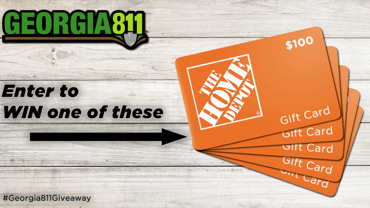 Georgia 811: August Home Depot Gift Card Giveaway