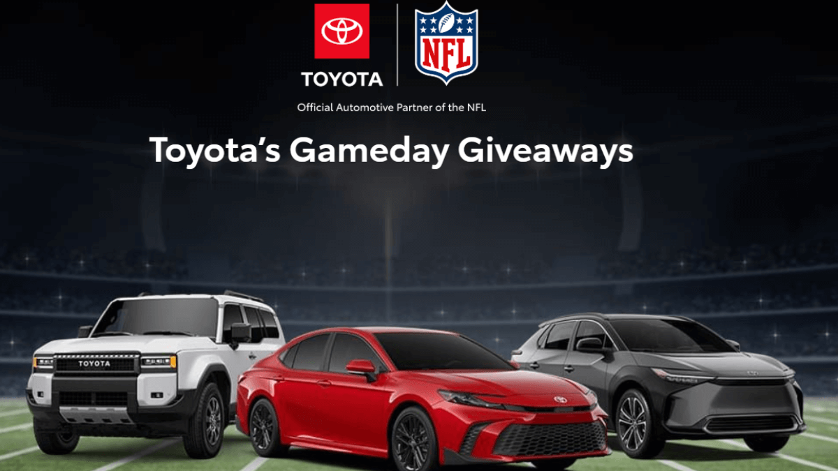 Toyota’s Gameday Giveaways Sweepstakes