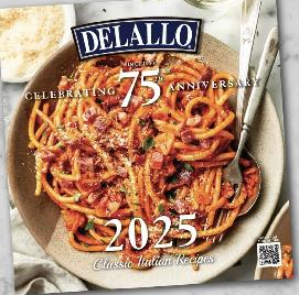 Free 2025 DeLallo Recipe Calendar