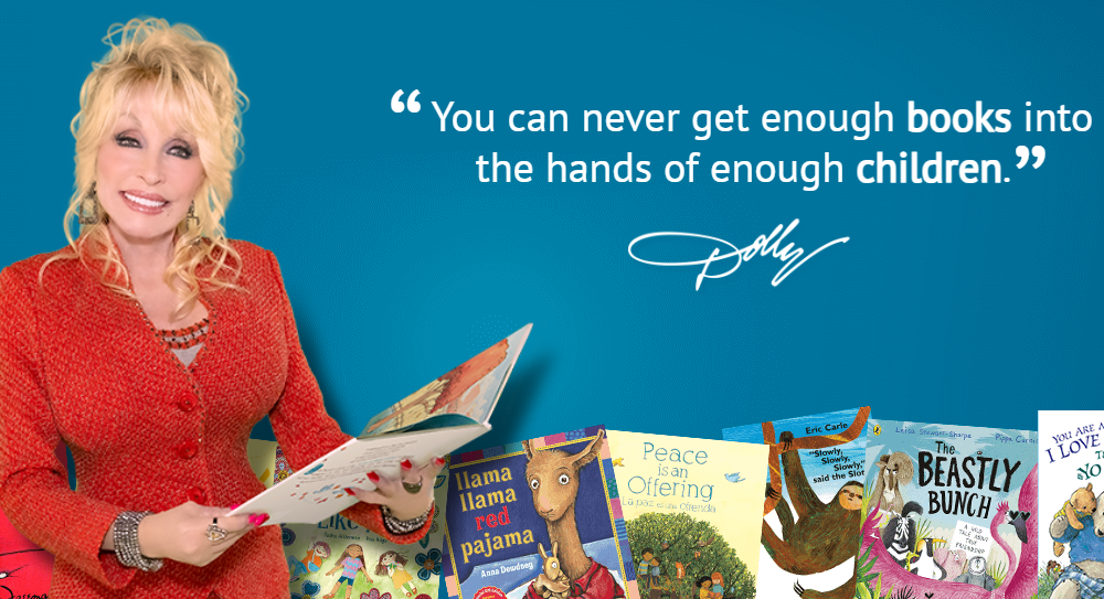 Free Books Through Dolly Parton’s Imagination Library