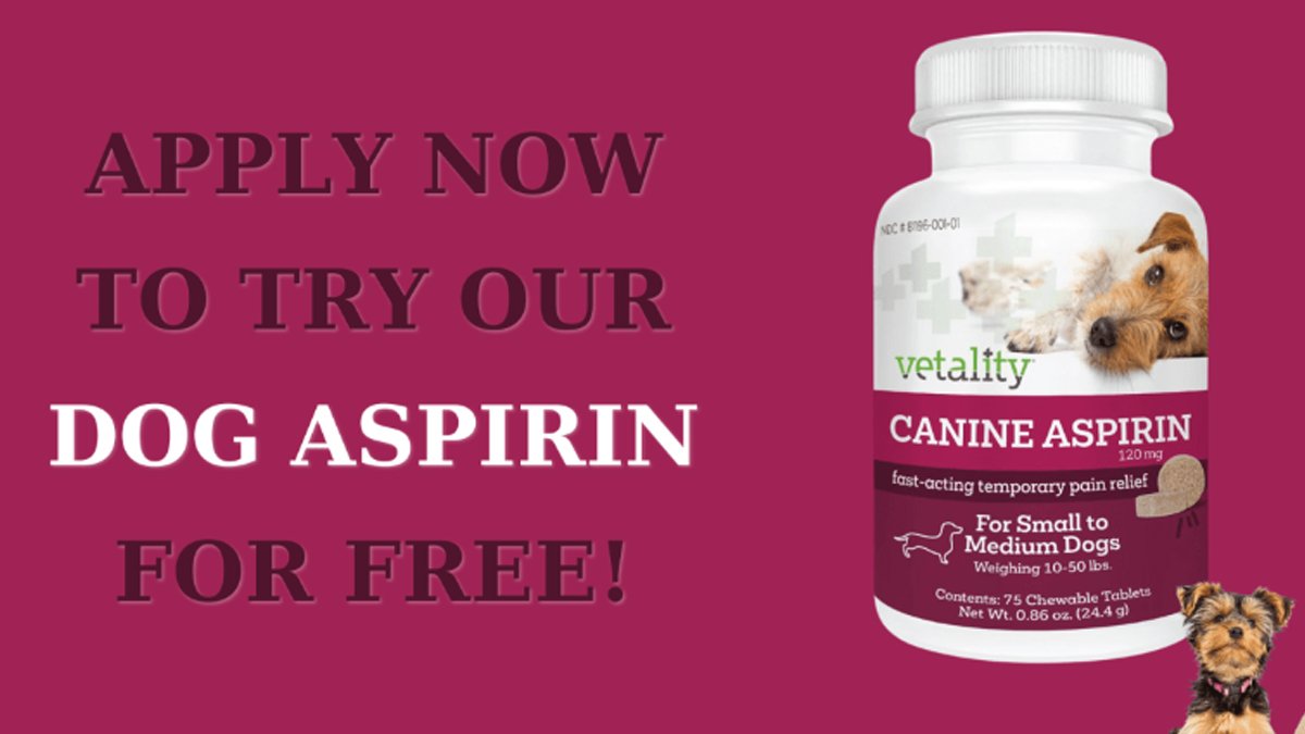 Try Free Dog Aspirin for Your Pup’s Pain Relief