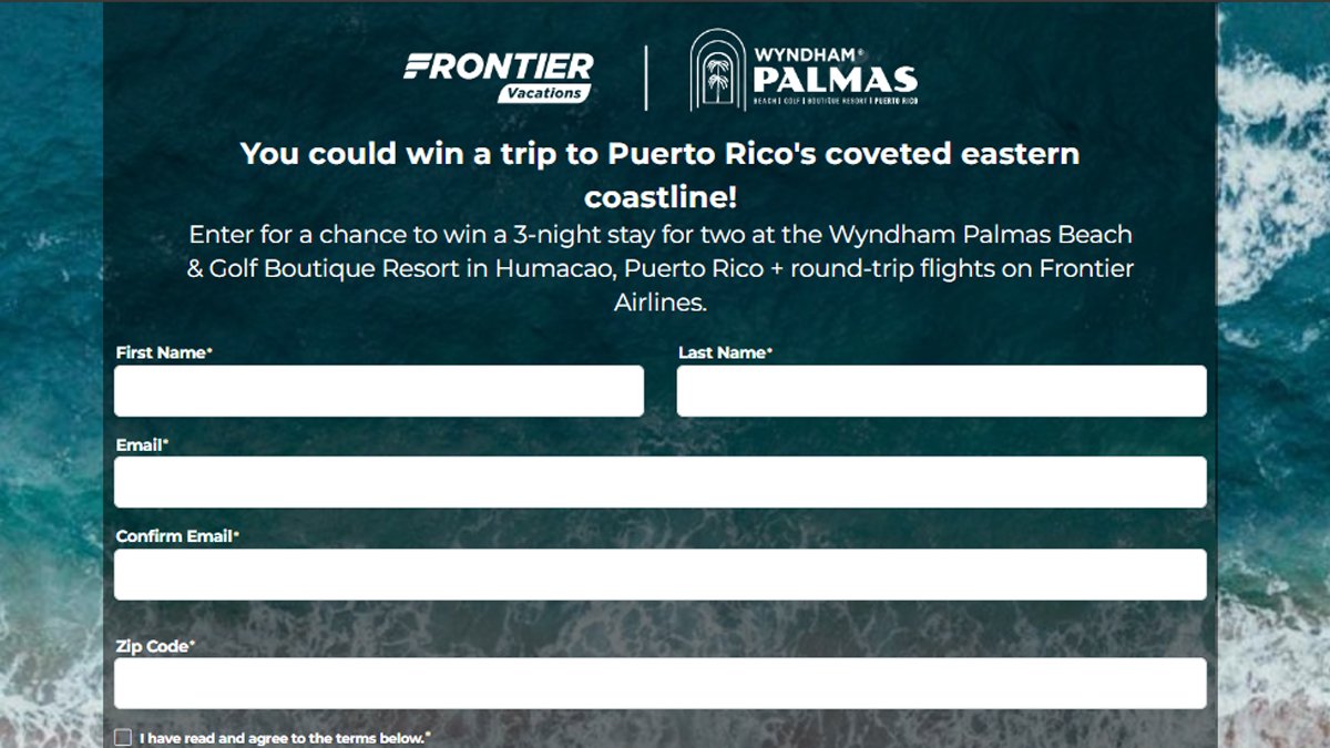 Win a Frontier Airlines Vacation Package