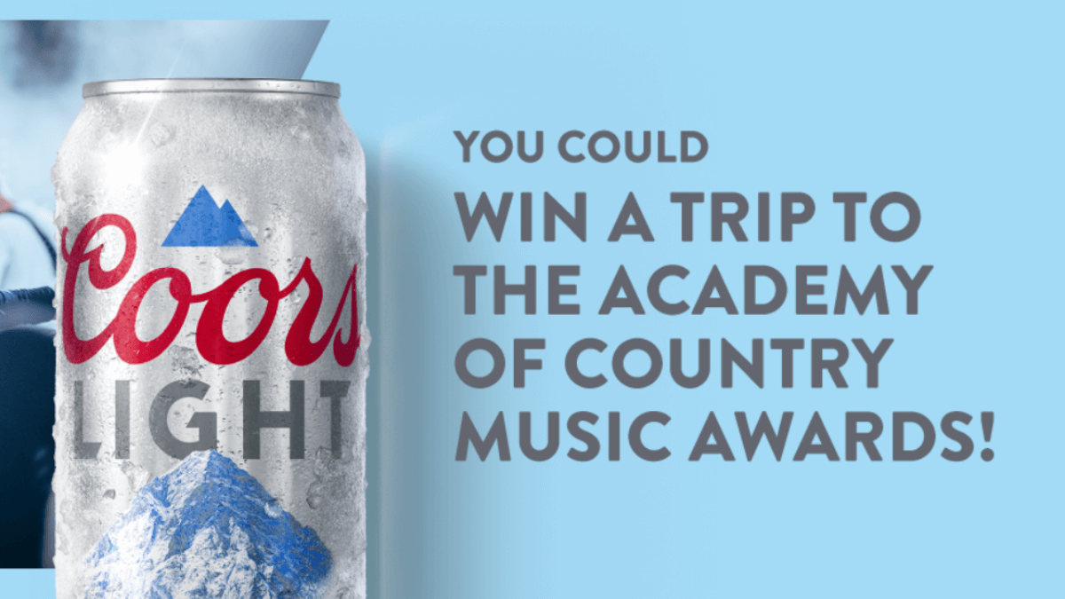 Win a Trip to the ACM Awards with Coors Light Sweepstakes